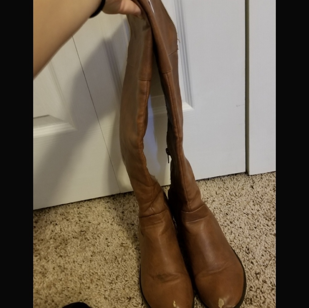 Brown knee High Charlotte Russe Boots